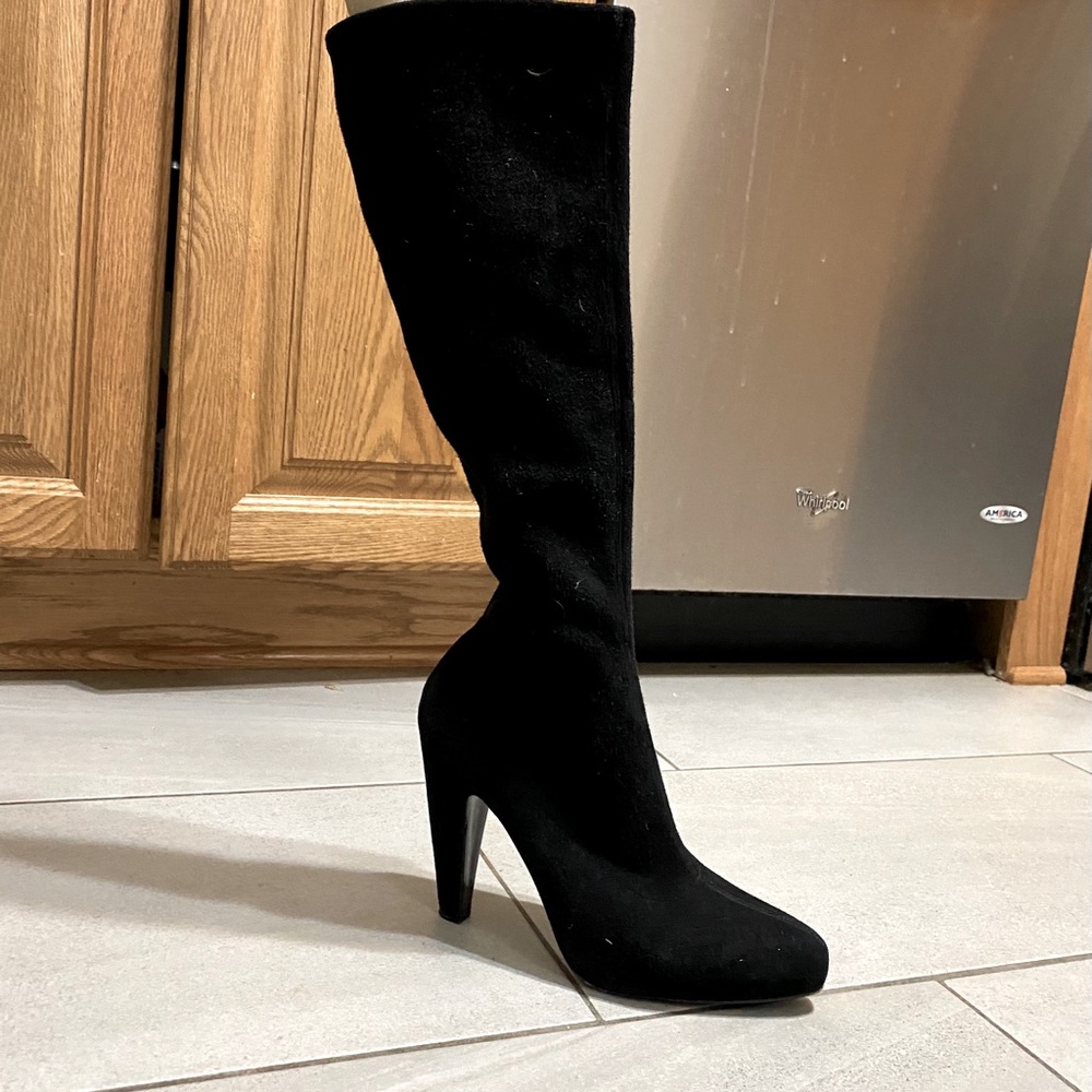AUTHENTIC PRADA Tall Suede Boot
